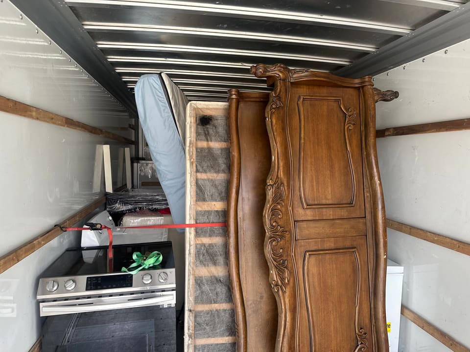 Furniture moving and delivery service by FE Logistics Texas